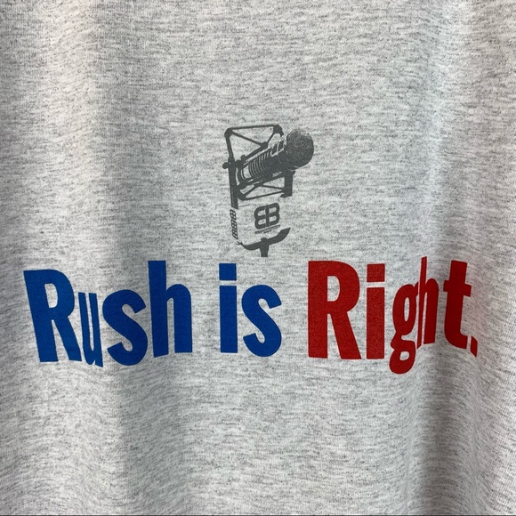 New RUSH IS RIGHT Long sleeve T-Shirt 3X Limbaugh - Picture 4 of 8